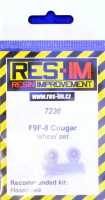 Res-Im 7236 F9F-8 Cougar wheel set (HAS) 1/72