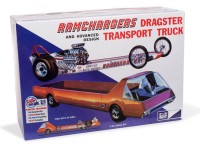 MPC 970 Ramchargers Dragster and Transporter 1/25