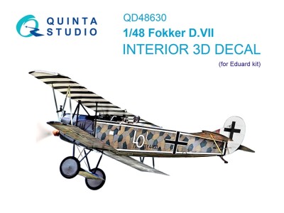 Quinta studio QD48630 Fokker D.VII (Eduard) 1/48