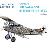 Quinta studio QD48630 Fokker D.VII (Eduard) 1/48