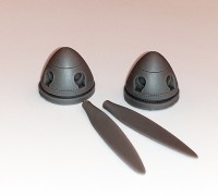 Aims AIMS32P040 Junkers Ju-88A-0 conversion with four bladed spinners and two additional prop blades and 2x decal options for the Revell Junkers Ju-88 A-1 kit 1/32