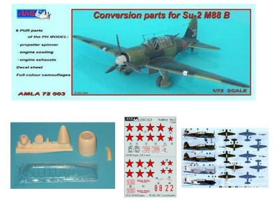 AML AMLA72003 Su-2 M88B Conversion parts + Декали 1/72