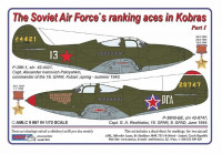 AML AMLC72007 Декали for P-39 K-1/N0-BE (A.Pokryshkin) 1/72