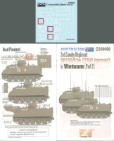 Echelon FD D356088 RAAC 3rd Cav Rgt APC M113A1s in Vietnam (Pt2) 1/35