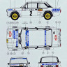 Reji Model 156 Fiat 131 Abarth Rallye Monte Carlo 1977 1/24