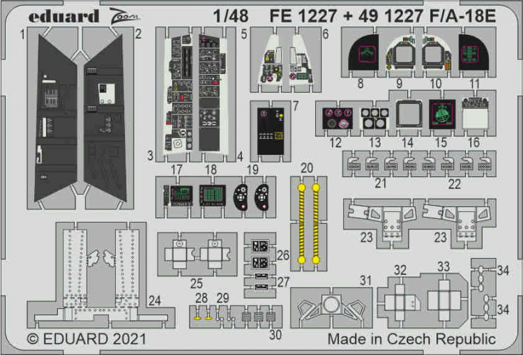 Eduard FE1227 F/A-18E (HOBBYB) 1/48
