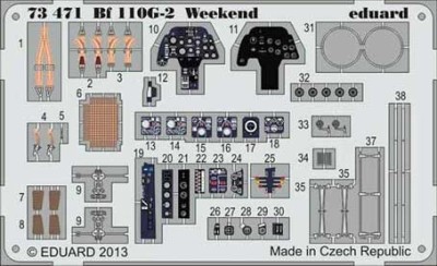 Eduard 73471 Bf 110G-2 Weekend