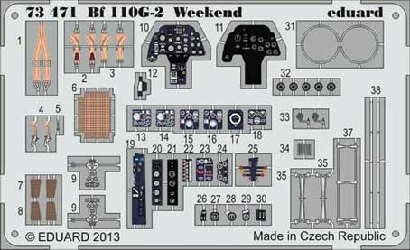 Eduard 73471 Bf 110G-2 Weekend
