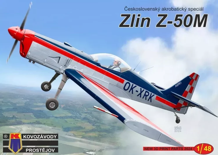 Kovozavody Prostejov 48027 Zlin Z-50M (4x camo) 1/48