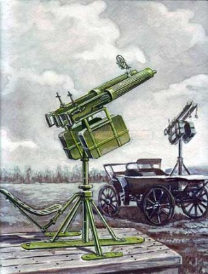 UniModel UMM-72646 Спаренный зенитный пулемет &quot;Максим&quot; 1/72