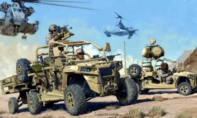 Magic Factory 2005 MZRZ D4 Ultralight Tactical All-Terrain Vehicle 2 шт. в коробке 1/35