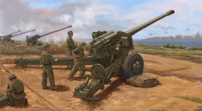 Trumpeter 02335 Китайское 130 мм полевое орудие Type 59
