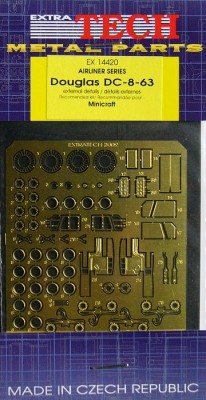 Extratexh EXTE14420 Douglas DC-8-63 External details (MINI) 1:144