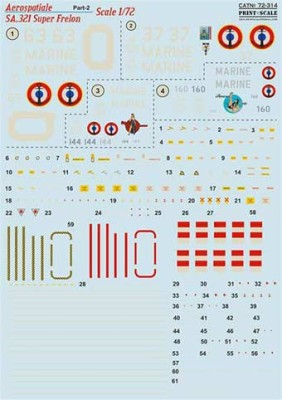 Print Scale 72-314 SA.321 Super Frelon - part 2 (wet decals) 1/72