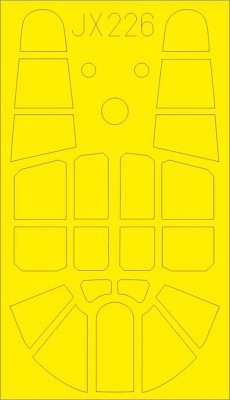 Eduard JX226 Mask 1/32 P-40F (TRUMP)
