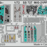 Eduard SS727 1/72 MiG-21PF Weekend (EDU)