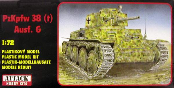 Attack Hobby 72803 Pz.38/t/Ausf.G INJ 1/72
