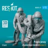 Reskit F72021 Purple jersey refueling team modern 2 (2 fig) 1/72