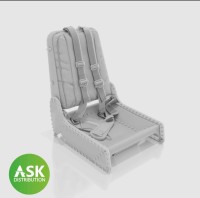 Art Scale 200-A48066 Messerschmitt Me-262A-1a - seat with seat belts, detail set 1/48