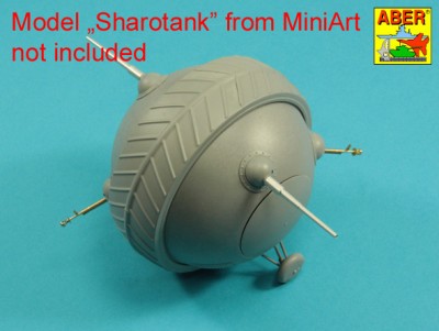 Aber 35 L-278 Armament for Soviet Ball Tank &quot;Sharotank&quot;; 2 x 37mm gun, 2 x 12,7 mm machine gun DShK M36(designed to be used with MiniArt kits) 1/35