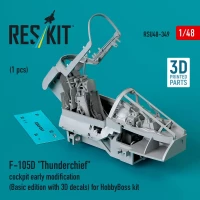 Reskit U48349 F-105D 'Thunderchief' cockpit early (HOBBYB) 1/48