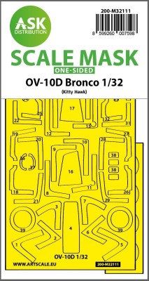 Art Scale 200-M32111 North-American/Rockwell OV-10D Bronco one-sided fit express mask 1/32