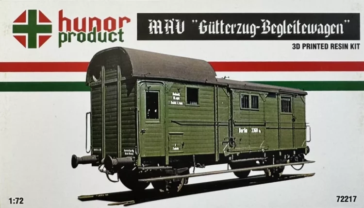 Hunor Product 72217 MAV 'Gutterzug-Begleitewagen' (3D Printed) 1/72