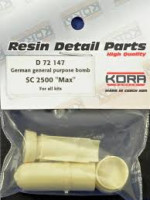 Kora Model D72147 German general purpose bomb SC 2500 'Max' 1/72