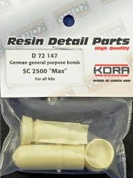 Kora Model D72147 German general purpose bomb SC 2500 'Max' 1/72