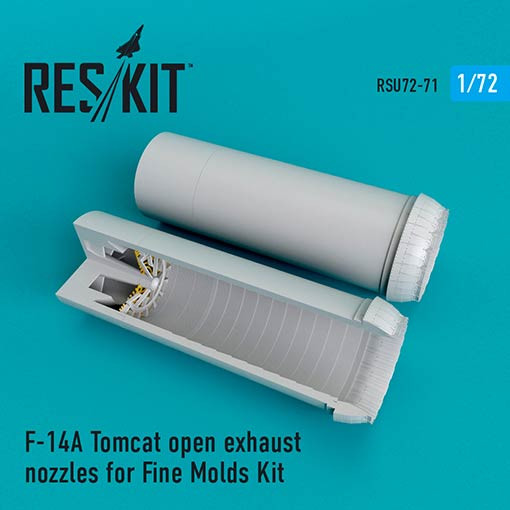 Reskit RSU72-0071 F-14A Tomcat open exhaust (FMOLDS) 1/72