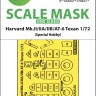Art Scale 200-M72069 North-American Harvard Mk.II/IIA/IIB/AT-6 Texan canopy frame paint masks (outside only) 1/72