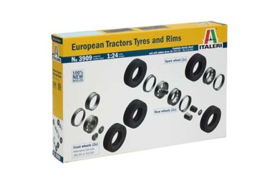 Italeri 03909 European tractors tyres and rims 1/24