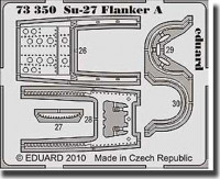 Eduard 73350 1/72 Su-27 Flanker A S.A. (ICM) фототравление
