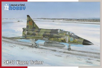 Special Hobby SH72381 SAAB SK-37 Viggen Trainer (3x camo) 1/72