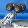 Metallic Details MDR48227 Rockwell B-1B Lancer. Landing gears with wheels bay (designed to be used with Revell kits) 1/48
