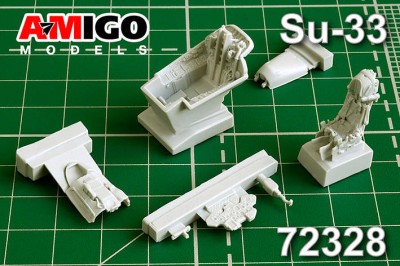 Amigo Models AМG 72328 Кабина самолета Су-33 с катапультным креслом К-36ДМ серия 2 1/72