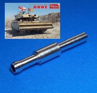 Model Gun MG-3627 Британская 165-мм гаубица, Центурион инженерных войск Centurion AVRE MK 5, с нарезами (Amusing Hobby 35A035) 1/35