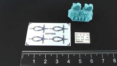 Metallic Details MDR72117 Pilot seats for Sikorsky UH-60, SH-60, MH-60 early 1/72