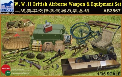 Bronco AB3567 W.W.II British Airborne Weapon &amp; Equipment Set 1/35