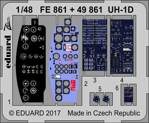 Eduard FE861 UH-1D 1/48