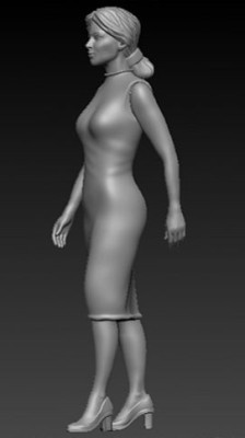 Girls G-35023 Красотка в длинном платье 1:35