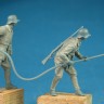 Copper State Models F35-045 Фигуры, Отделение огнеметчиков немецкого добровольческого корпуса 1/35