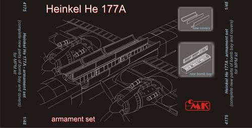 CMK 4175 He 177A - armament set for MPM 1/48