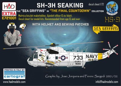 HAD E721001 Decal SH-3H Seaking 'Final Countdown Movie' 1/72