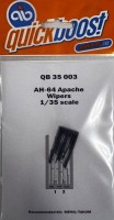 Quickboost 35003 AH-64 Apache wipers (MENG/TAKOM) 1/35
