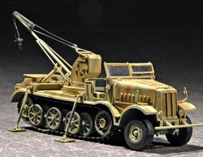 Trumpeter 07251 6-тонный кран на 18-т.транспортере Sd.Kfz.9/1 1/72