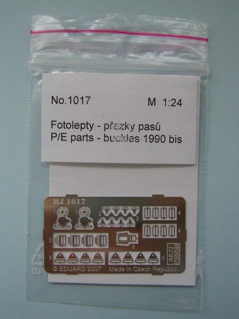 Reji Model 1017 Buckles for modern cars (1990 and up, PE set) 1/24