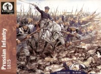 Waterloo 1815 WLAP030 Prussian Infantry 1815 (13 men/1 horse) 1/32