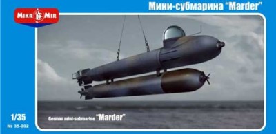 MikroMir 35-002 Мини-субмарина &quot;Мarder&quot; 1/35