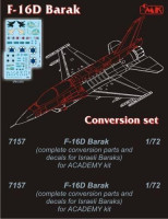 CMK 7157 F-16D Barak conv. set for ACA 1/72